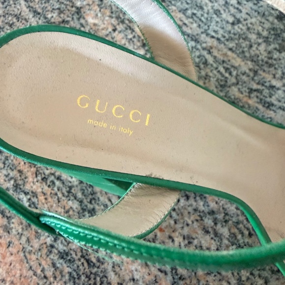 Green Gucci shoes! - Picture 3 of 4